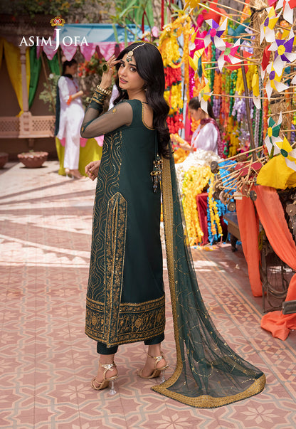 Asim Jofa | Pyaar Diyan Gallan Formals | AJEM-16 - Designer Dress - Maria Faisal