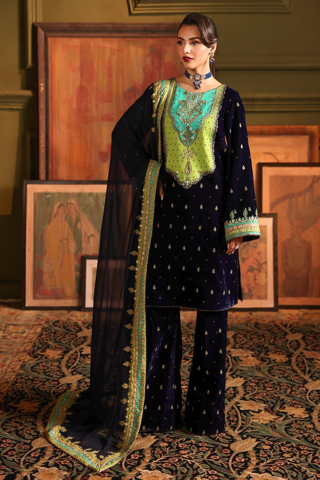 Charizma | Signora Velvet | VELVET CVT4-15 - Ladies Clothes - Maria Faisal