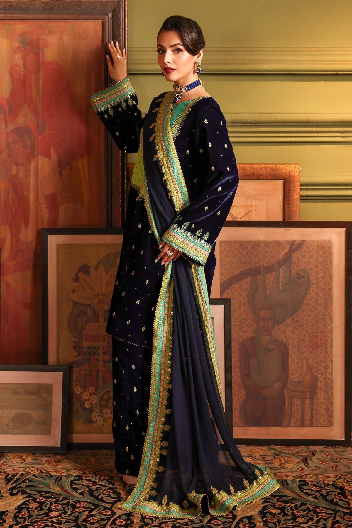 Charizma | Signora Velvet | VELVET CVT4-15 - Ladies Clothes - Maria Faisal