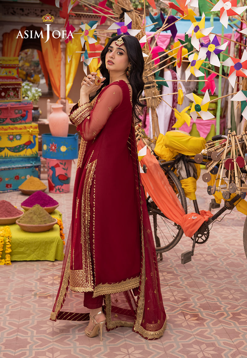 Asim Jofa | Pyaar Diyan Gallan Formals | AJEM-10 - Designer Dress - Maria Faisal