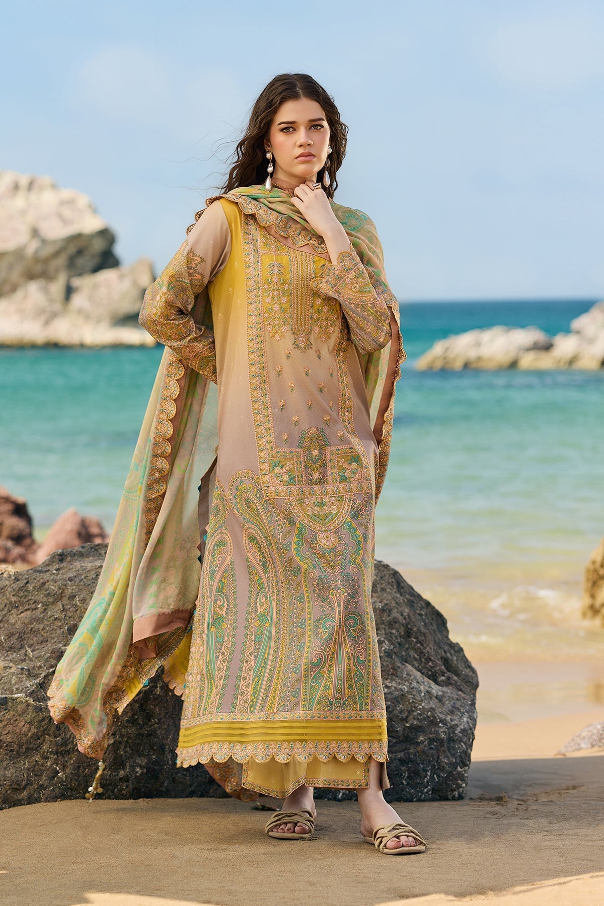 Charizma | Swiss Miss 26 | CSM6-01 - Dress - available at Maria Faisal in UK and USA.