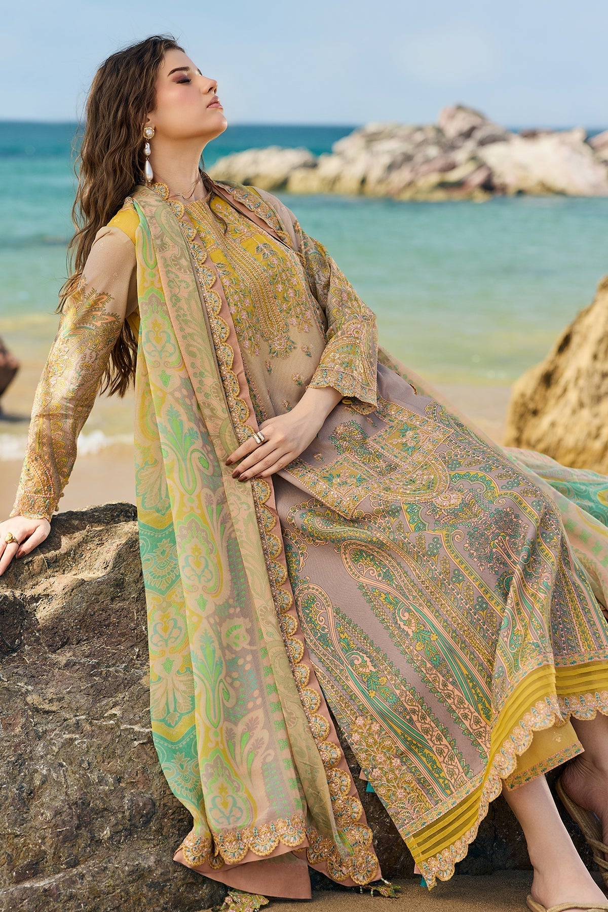 Charizma | Swiss Miss 26 | CSM6-01 - Dress - available at Maria Faisal in UK and USA.