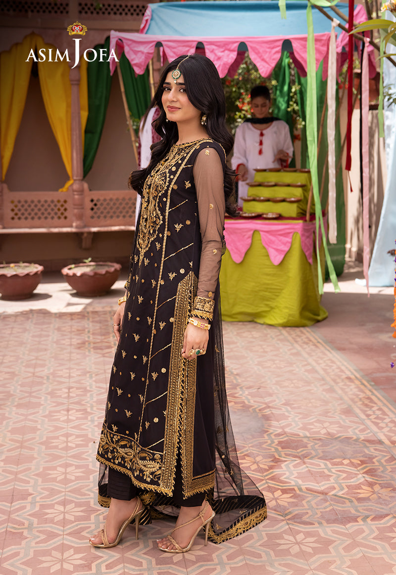 Asim Jofa | Pyaar Diyan Gallan Formals | AJEM-04 - Designer Dress - Maria Faisal