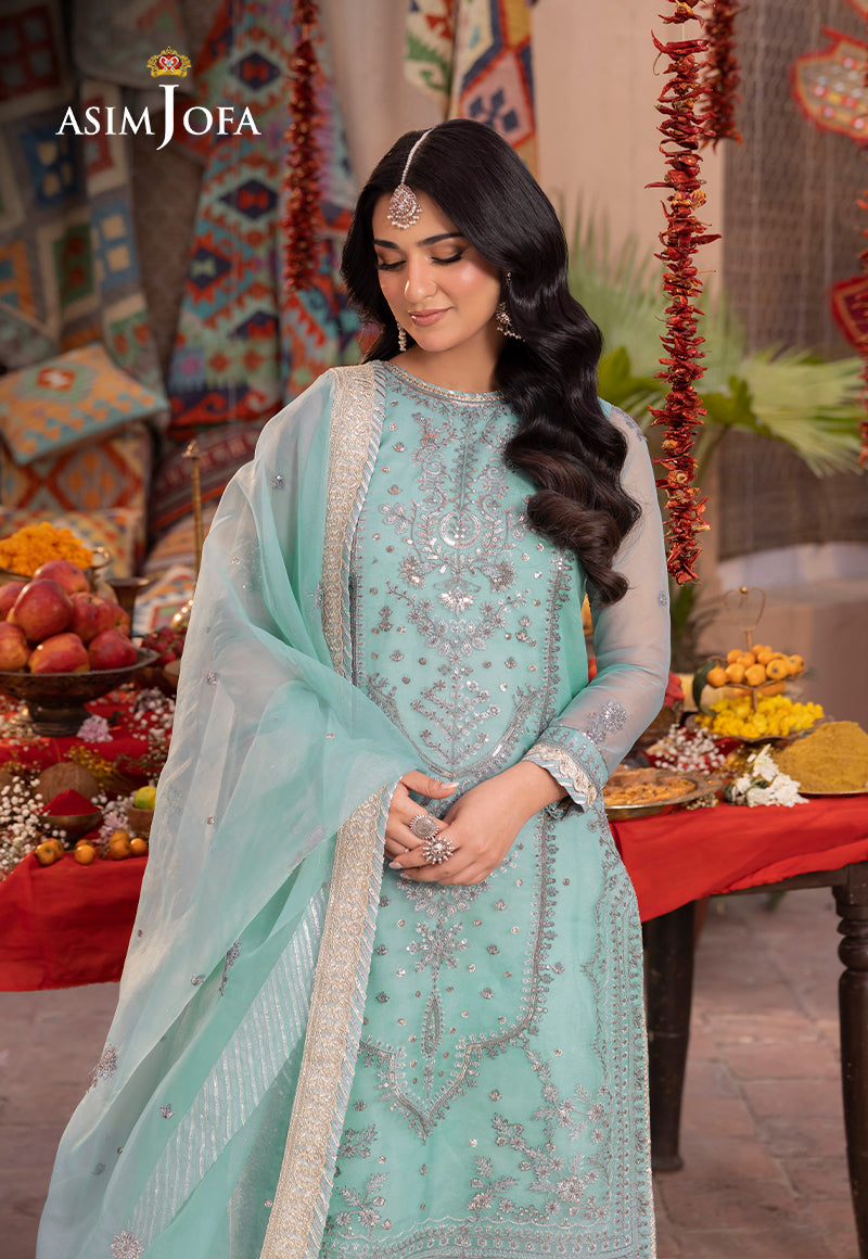 Asim Jofa | Pyaar Diyan Gallan Formals | AJEM-21 - Designer Dress - Maria Faisal