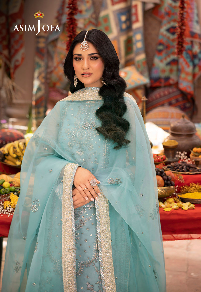 Asim Jofa | Pyaar Diyan Gallan Formals | AJEM-21 - Designer Dress - Maria Faisal