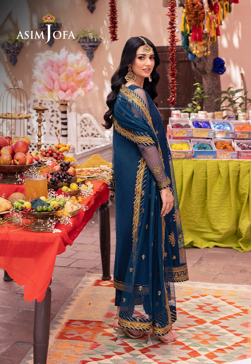 Asim Jofa | Pyaar Diyan Gallan Formals | AJEM-07 - Designer Dress - Maria Faisal
