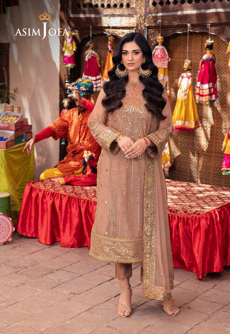 Asim Jofa | Pyaar Diyan Gallan Formals | AJEM-09 - Designer Dress - Maria Faisal