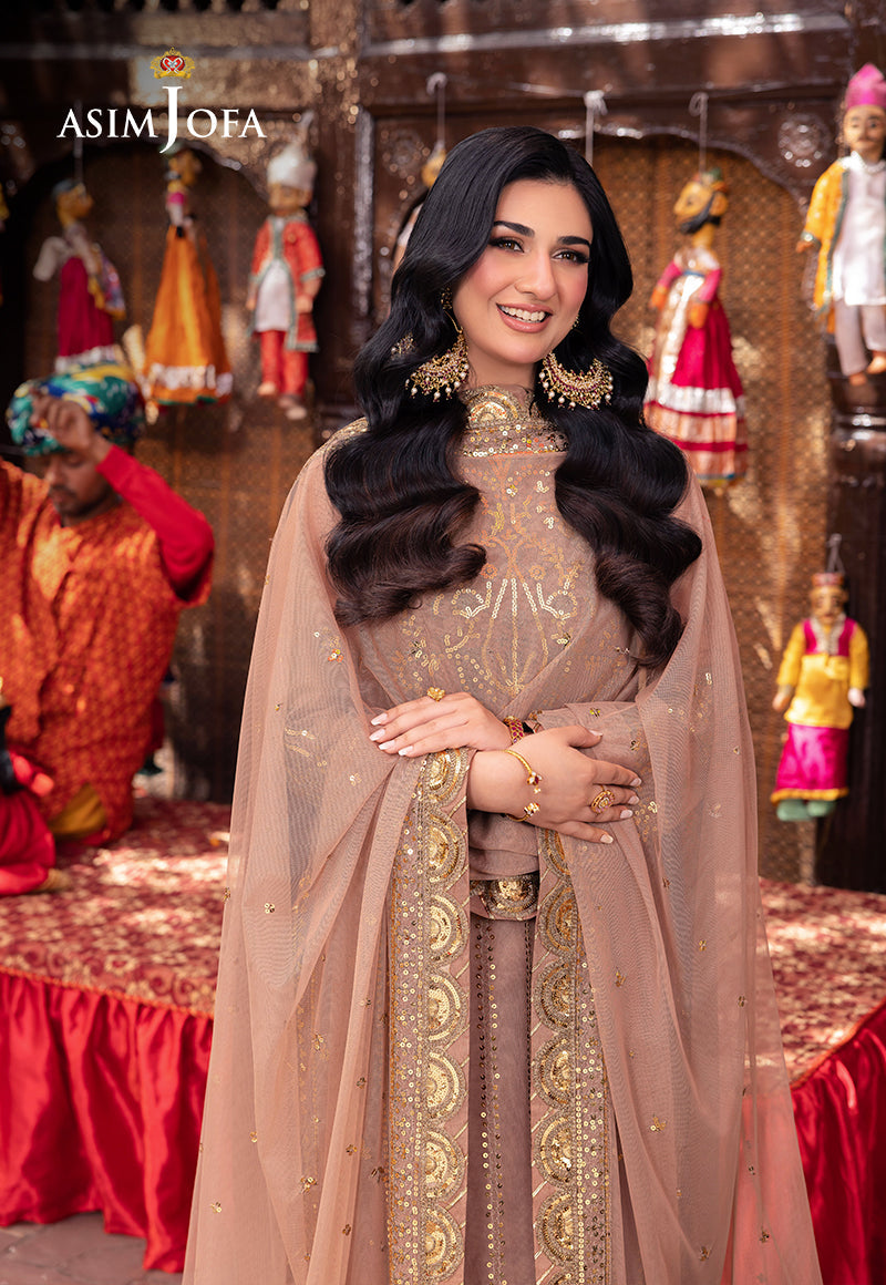 Asim Jofa | Pyaar Diyan Gallan Formals | AJEM-09 - Designer Dress - Maria Faisal