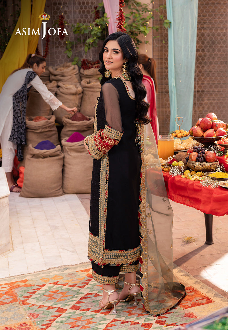 Asim Jofa | Pyaar Diyan Gallan Formals | AJEM-15 - Designer Dress - Maria Faisal