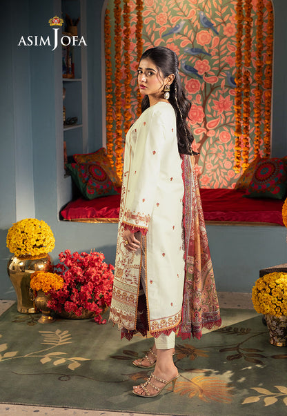 Asim Jofa | Asra Festive Essentials | AJRA-09 - Designer Dress with Intricate embroidery and embellishments. Shop elegent wedding dress at Maria Faisal.