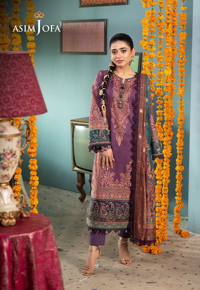 Asim Jofa | Asra Festive Essentials | AJRA-02 - Designer Dress with Intricate embroidery and embellishments. Shop elegent wedding dress at Maria Faisal.