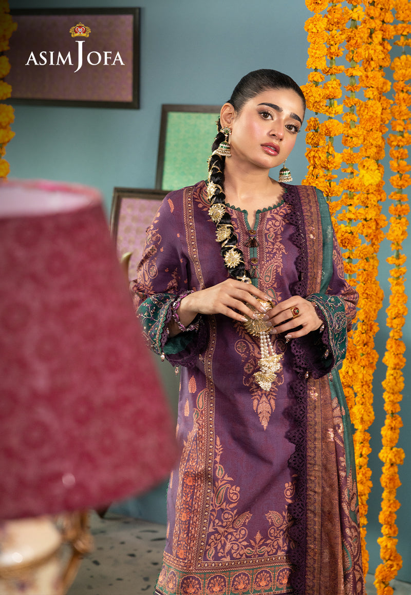 Asim Jofa | Asra Festive Essentials | AJRA-02 - Designer Dress with Intricate embroidery and embellishments. Shop elegent wedding dress at Maria Faisal.