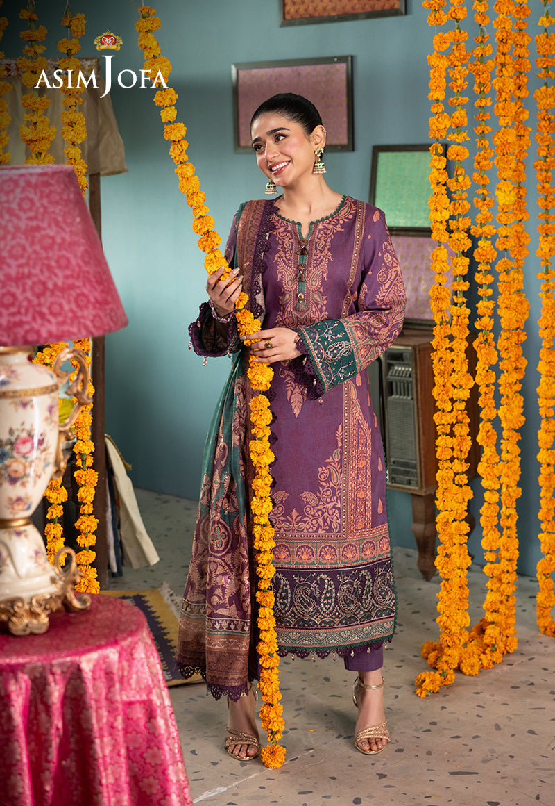 Asim Jofa | Asra Festive Essentials | AJRA-02 - Designer Dress with Intricate embroidery and embellishments. Shop elegent wedding dress at Maria Faisal.