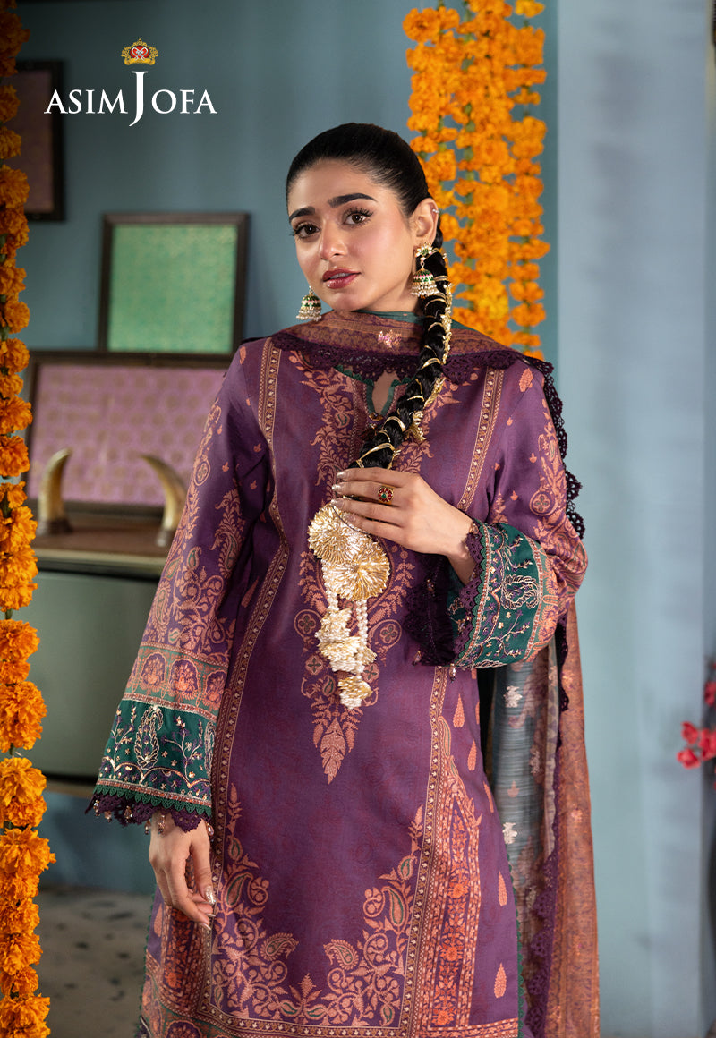 Asim Jofa | Asra Festive Essentials | AJRA-02 - Designer Dress with Intricate embroidery and embellishments. Shop elegent wedding dress at Maria Faisal.
