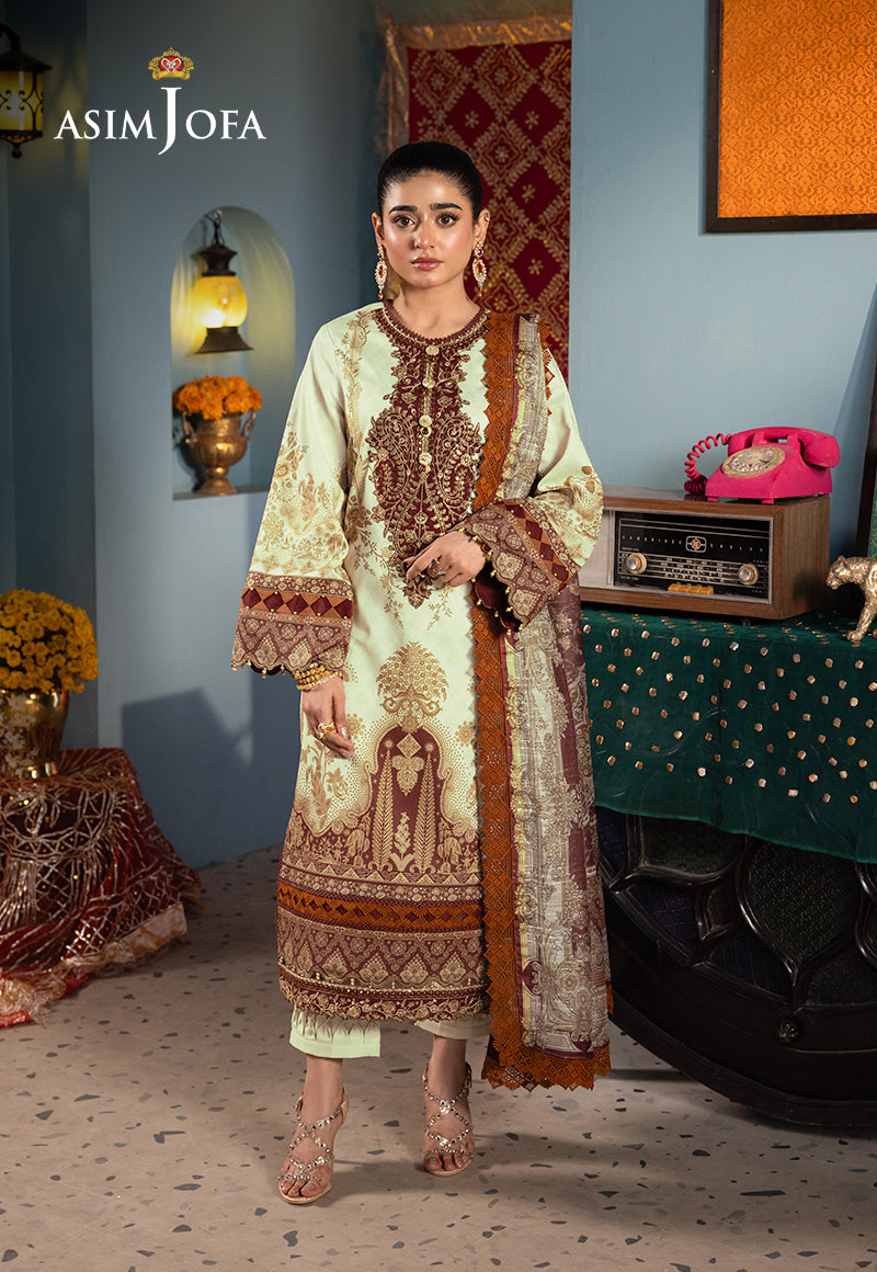 Asim Jofa | Asra Festive Essentials | AJRA-05 - Designer Dress with Intricate embroidery and embellishments. Shop elegent wedding dress at Maria Faisal.