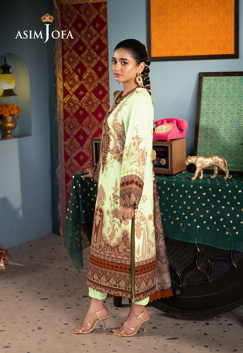 Asim Jofa | Asra Festive Essentials | AJRA-05 - Designer Dress with Intricate embroidery and embellishments. Shop elegent wedding dress at Maria Faisal.