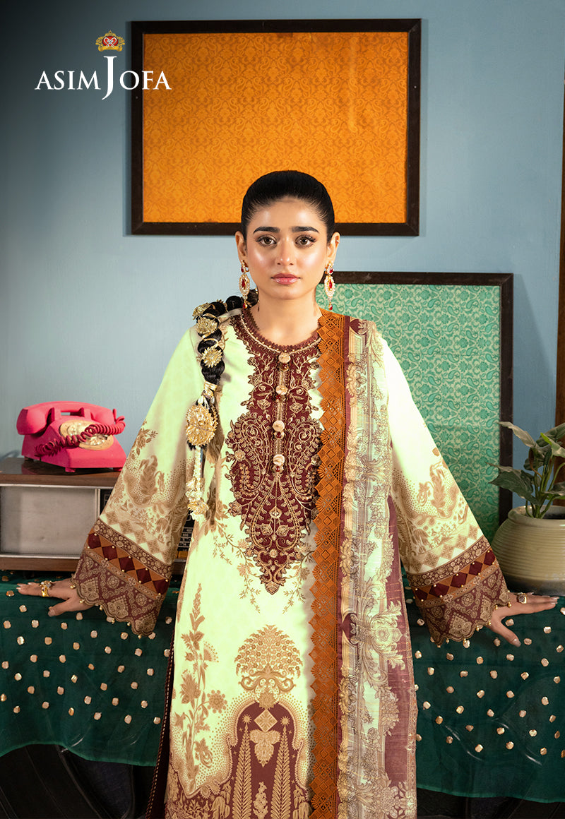 Asim Jofa | Asra Festive Essentials | AJRA-05 - Designer Dress with Intricate embroidery and embellishments. Shop elegent wedding dress at Maria Faisal.