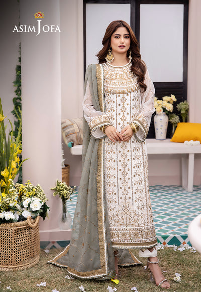 Asim Jofa | Dhanak Rang Collection | AJCF-17 - Waniyas