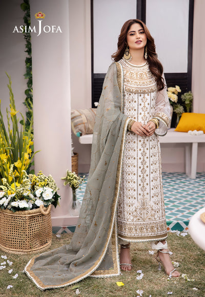 Asim Jofa | Dhanak Rang Collection | AJCF-17 - Waniyas
