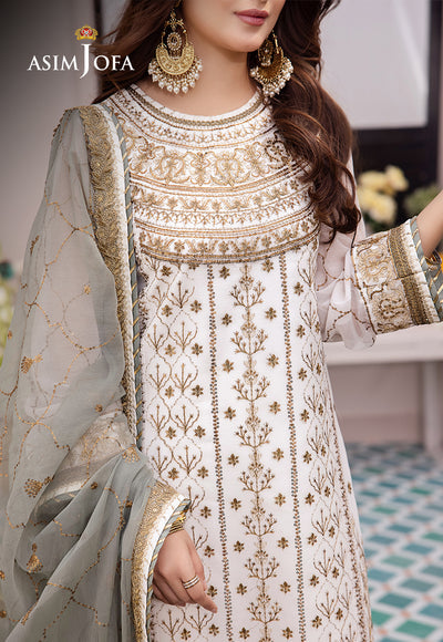 Asim Jofa | Dhanak Rang Collection | AJCF-17 - Waniyas