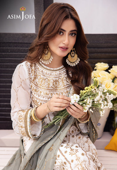 Asim Jofa | Dhanak Rang Collection | AJCF-17 - Waniyas