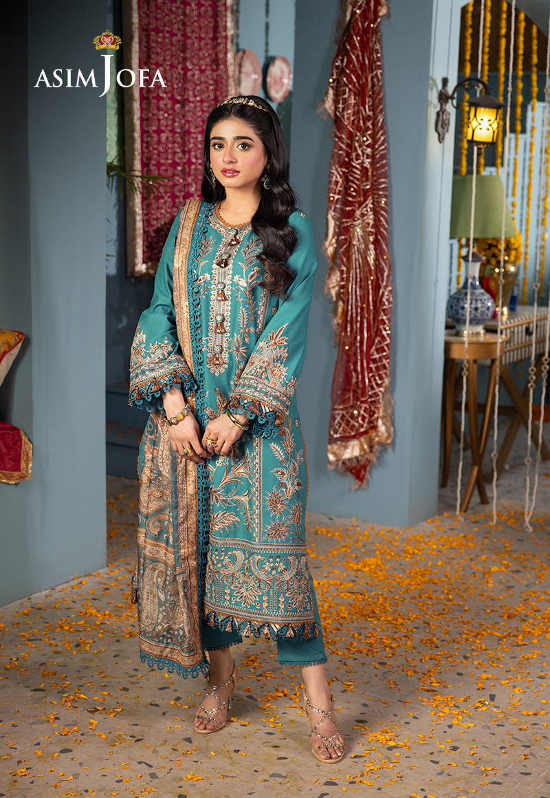 Asim Jofa | Asra Festive Essentials | AJRA-10 - Designer Dress with Intricate embroidery and embellishments. Shop elegent wedding dress at Maria Faisal.