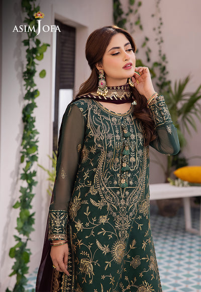 Asim Jofa | Dhanak Rang Collection | AJCF-10 - Waniyas