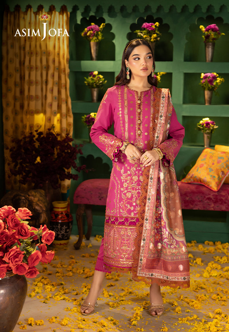 Asim Jofa | Asra Festive Essentials | AJRA-11 - Designer Dress with Intricate embroidery and embellishments. Shop elegent wedding dress at Maria Faisal.