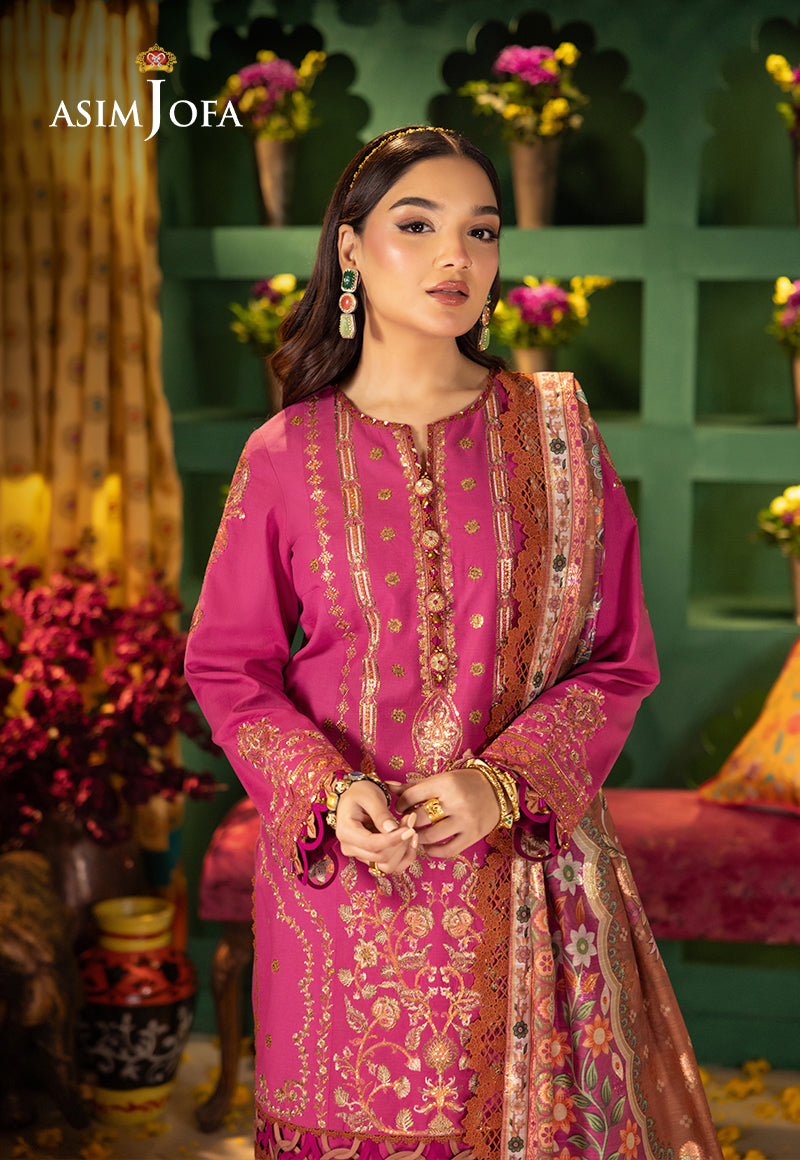 Asim Jofa | Asra Festive Essentials | AJRA-11 - Designer Dress with Intricate embroidery and embellishments. Shop elegent wedding dress at Maria Faisal.