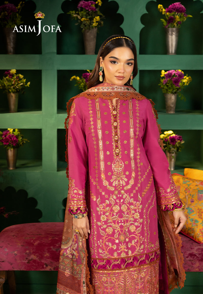 Asim Jofa | Asra Festive Essentials | AJRA-11 - Designer Dress with Intricate embroidery and embellishments. Shop elegent wedding dress at Maria Faisal.