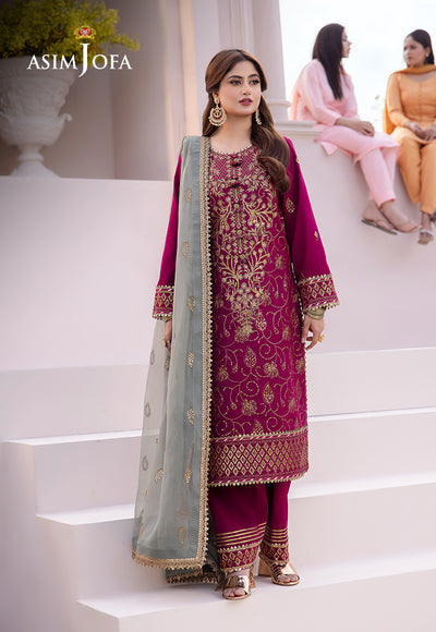 Asim Jofa | Dhanak Rang Collection | AJCF-12 - Waniyas