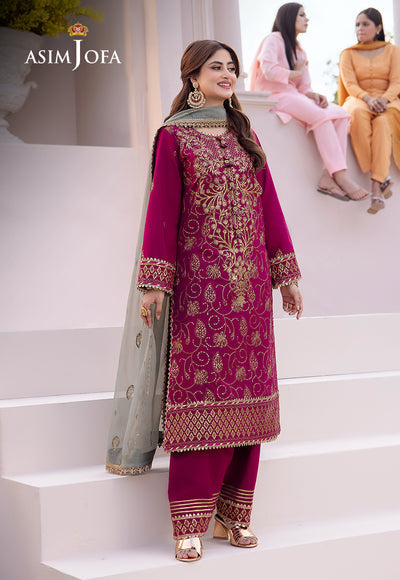 Asim Jofa | Dhanak Rang Collection | AJCF-12 - Waniyas