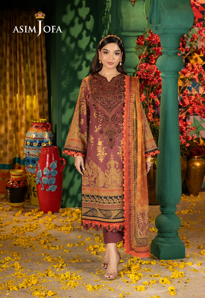 Asim Jofa | Asra Festive Essentials | AJRA-04 - Designer Dress with Intricate embroidery and embellishments. Shop elegent wedding dress at Maria Faisal.