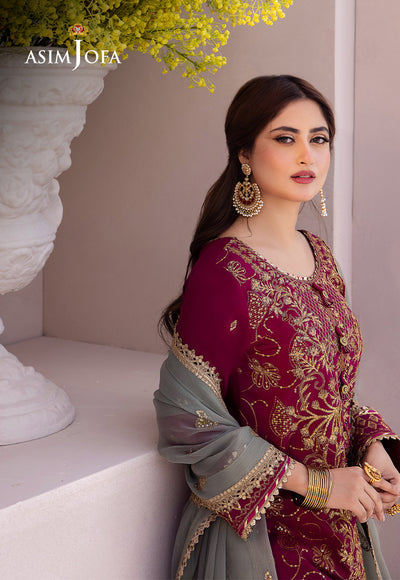 Asim Jofa | Dhanak Rang Collection | AJCF-12 - Waniyas