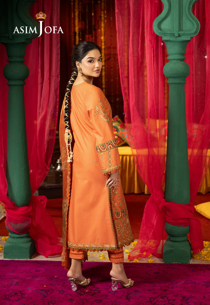 Asim Jofa | Asra Festive Essentials | AJRA-14 - Designer Dress with Intricate embroidery and embellishments. Shop elegent wedding dress at Maria Faisal.