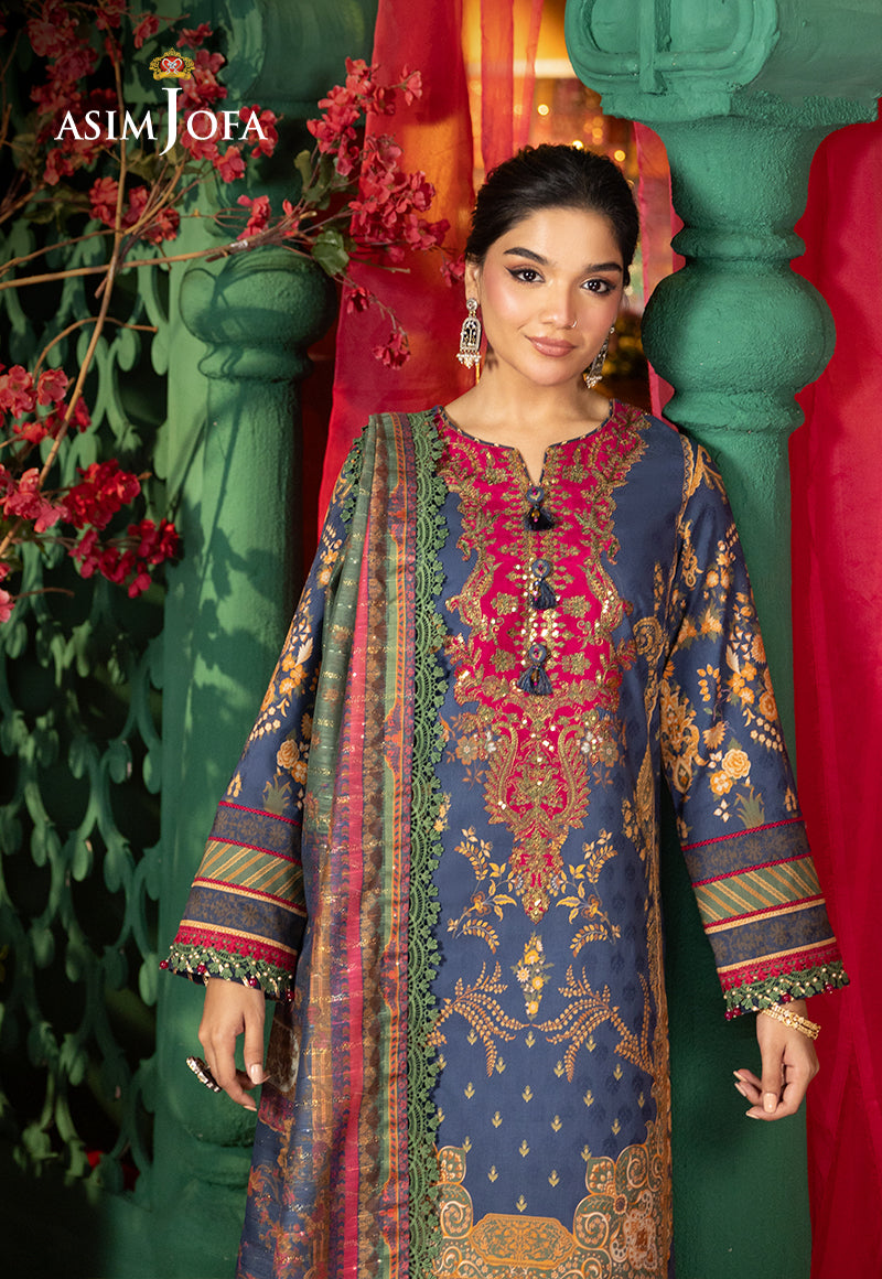 Asim Jofa | Asra Festive Essentials | AJRA-03 - Designer Dress with Intricate embroidery and embellishments. Shop elegent wedding dress at Maria Faisal.