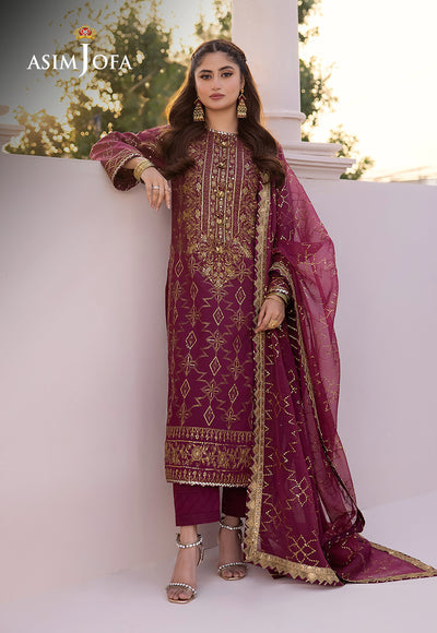 Asim Jofa | Dhanak Rang Collection | AJCF-05 - Waniyas