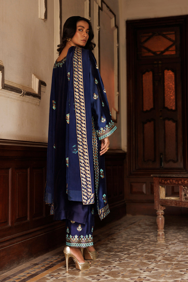 The Pink Tree Company | Yaadish Bakhair | Blue Mirage - Ladies Clothes - Maria Faisal