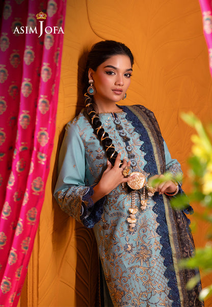 Asim Jofa | Asra Festive Essentials | AJRA-12 - Designer Dress with Intricate embroidery and embellishments. Shop elegent wedding dress at Maria Faisal.