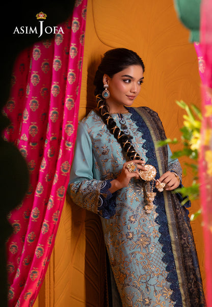 Asim Jofa | Asra Festive Essentials | AJRA-12 - Designer Dress with Intricate embroidery and embellishments. Shop elegent wedding dress at Maria Faisal.