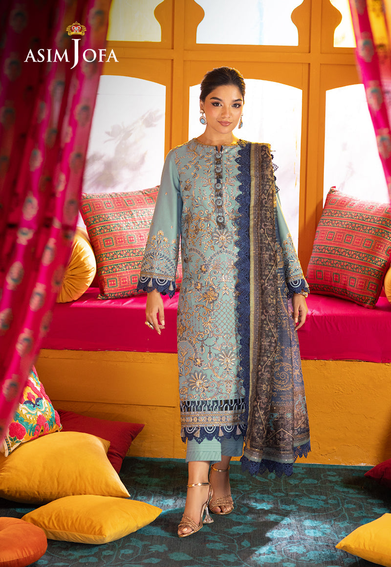 Asim Jofa | Asra Festive Essentials | AJRA-12 - Designer Dress with Intricate embroidery and embellishments. Shop elegent wedding dress at Maria Faisal.