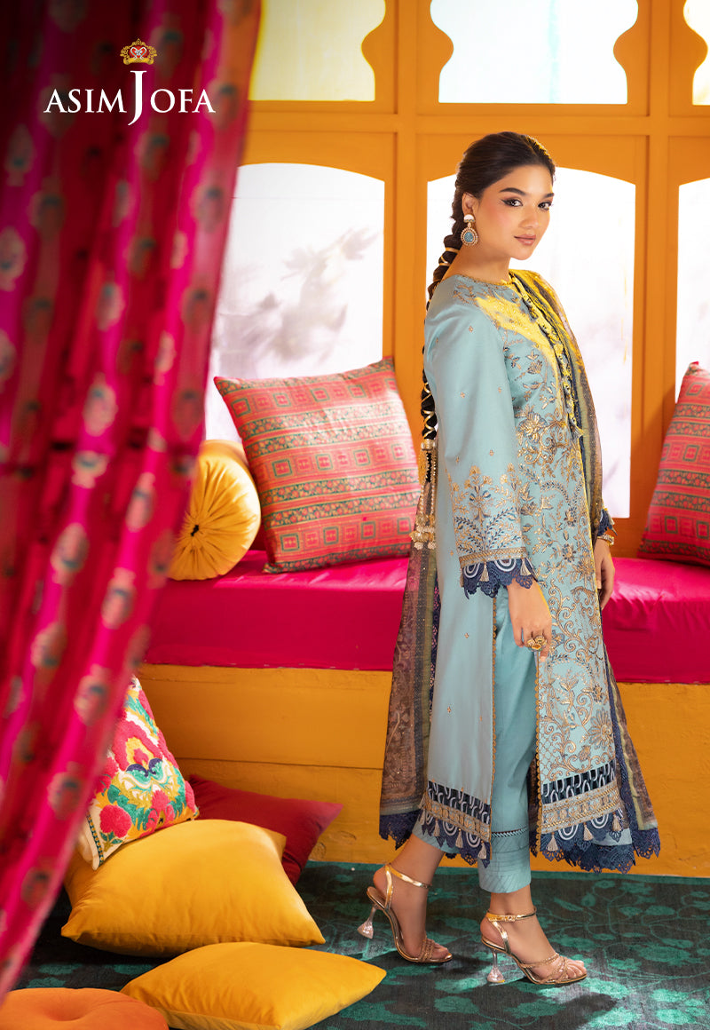 Asim Jofa | Asra Festive Essentials | AJRA-12 - Designer Dress with Intricate embroidery and embellishments. Shop elegent wedding dress at Maria Faisal.