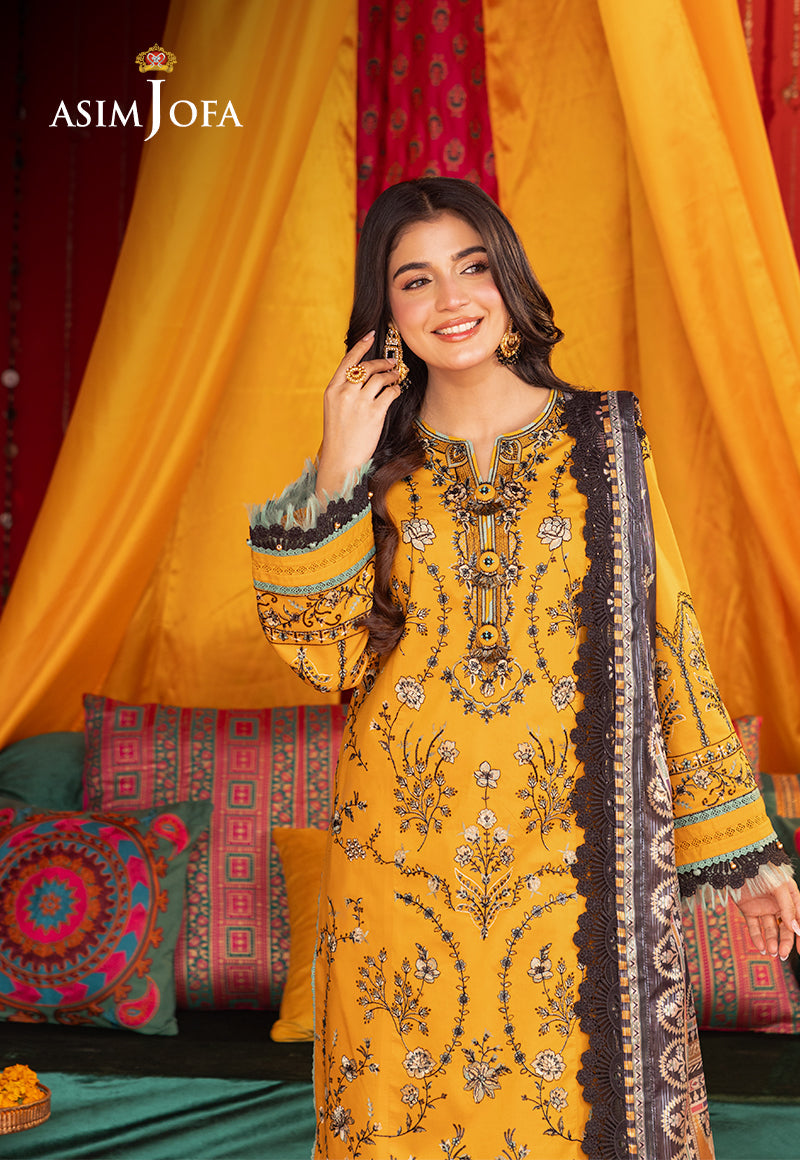 Asim Jofa | Asra Festive Essentials | AJRA-07 - Designer Dress with Intricate embroidery and embellishments. Shop elegent wedding dress at Maria Faisal.