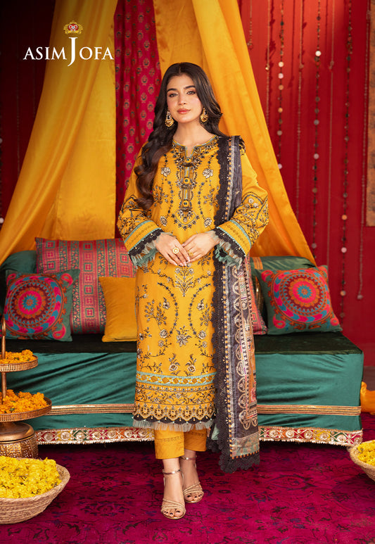 Asim Jofa | Asra Festive Essentials | AJRA-07 - Designer Dress with Intricate embroidery and embellishments. Shop elegent wedding dress at Maria Faisal.