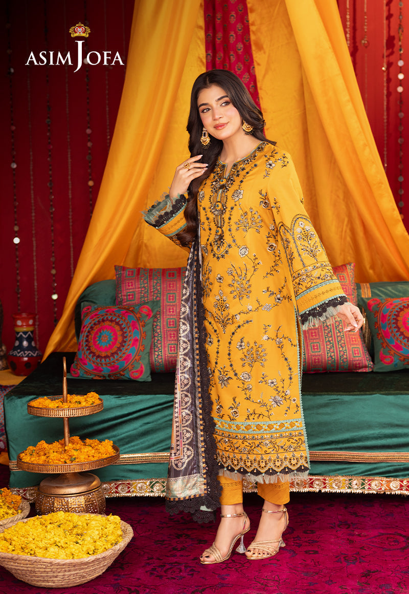Asim Jofa | Asra Festive Essentials | AJRA-07 - Designer Dress with Intricate embroidery and embellishments. Shop elegent wedding dress at Maria Faisal.