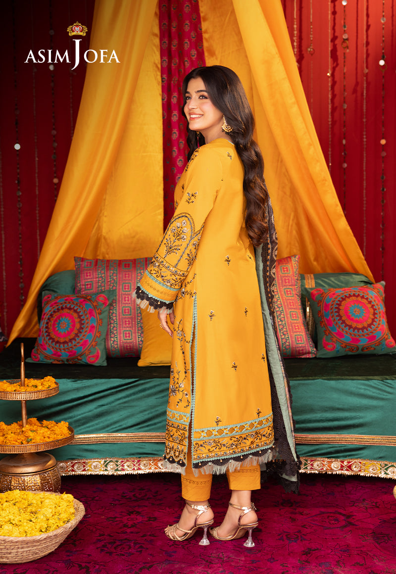 Asim Jofa | Asra Festive Essentials | AJRA-07 - Designer Dress with Intricate embroidery and embellishments. Shop elegent wedding dress at Maria Faisal.