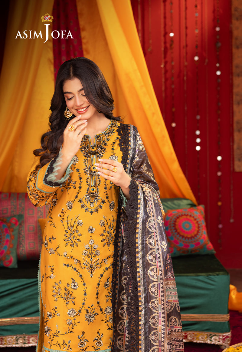 Asim Jofa | Asra Festive Essentials | AJRA-07 - Designer Dress with Intricate embroidery and embellishments. Shop elegent wedding dress at Maria Faisal.