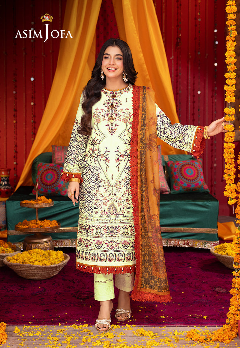 Asim Jofa | Asra Festive Essentials | AJRA-15 - Designer Dress with Intricate embroidery and embellishments. Shop elegent wedding dress at Maria Faisal.