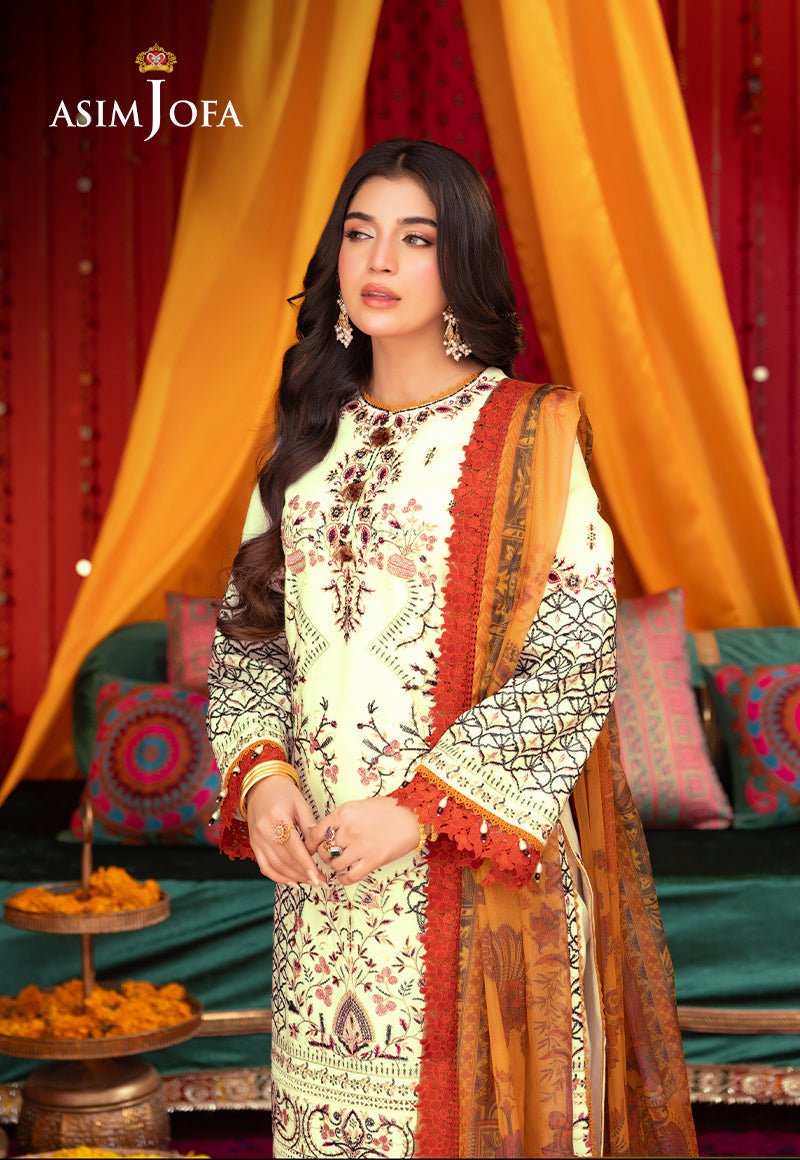 Asim Jofa | Asra Festive Essentials | AJRA-15 - Designer Dress with Intricate embroidery and embellishments. Shop elegent wedding dress at Maria Faisal.