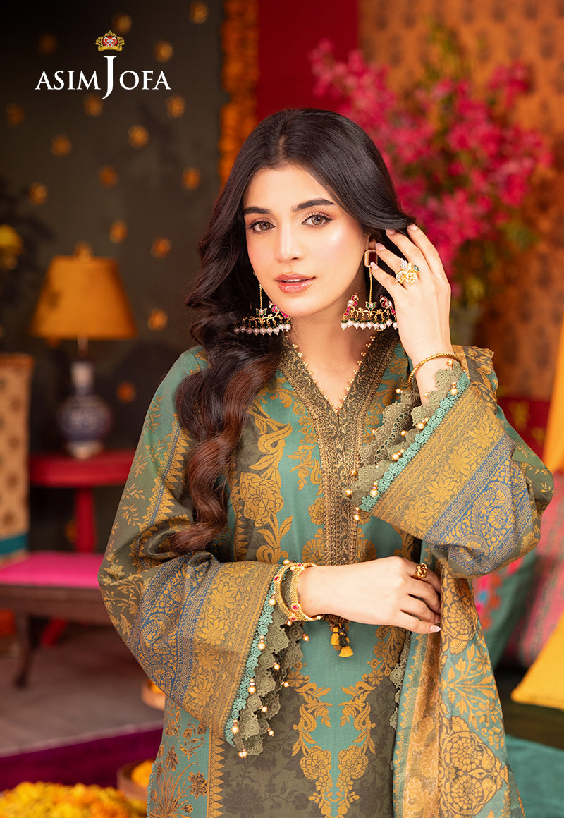 Asim Jofa | Asra Festive Essentials | AJRA-06 - Designer Dress with Intricate embroidery and embellishments. Shop elegent wedding dress at Maria Faisal.